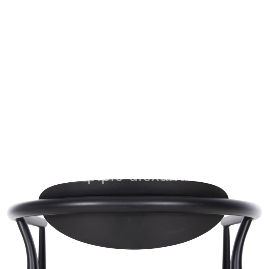 ΠΟΛΥΘΡΟΝΑ SERLY HM6052.02 ΑΛΟΥΜΙΝΙΟ ΜΑΥΡΟ-TEXTILENE ΜΑΥΡΟ 56x61x74,5Yεκ