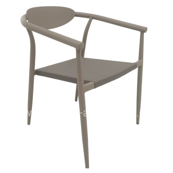 ΠΟΛΥΘΡΟΝΑ SERLY HM6052.04 ΑΛΟΥΜΙΝΙΟ ΣΑΜΠΑΝΙ-TEXTILENE ΣΑΜΠΑΝΙ 56x61x74,5Yεκ