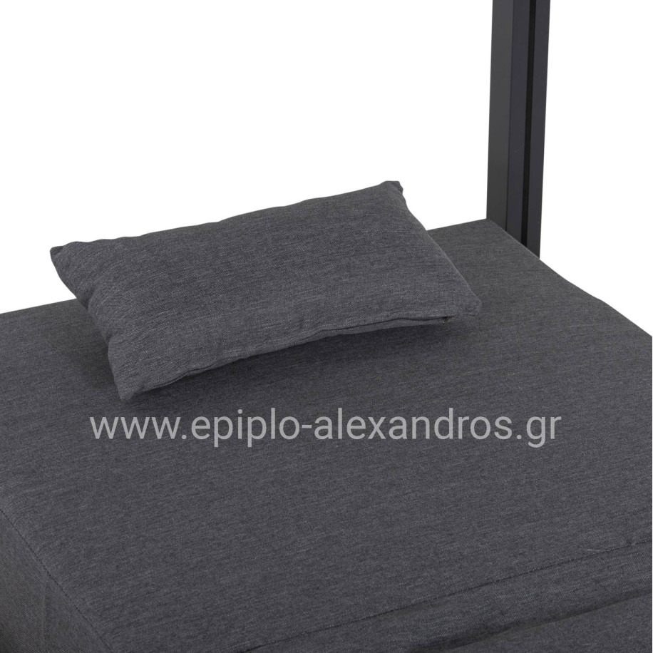 ΔΙΠΛΗ ΞΑΠΛΩΣΤΡΑ ΑΛΟΥΜΙΝΙΟΥ ΠΑΡΑΛΙΑΣ ΜΕ ΣΚΙΑΣΤΡΟ ΚΥΒΟΣ GALLANT HM6097.01 ΓΚΡΙ 2x2x2μ