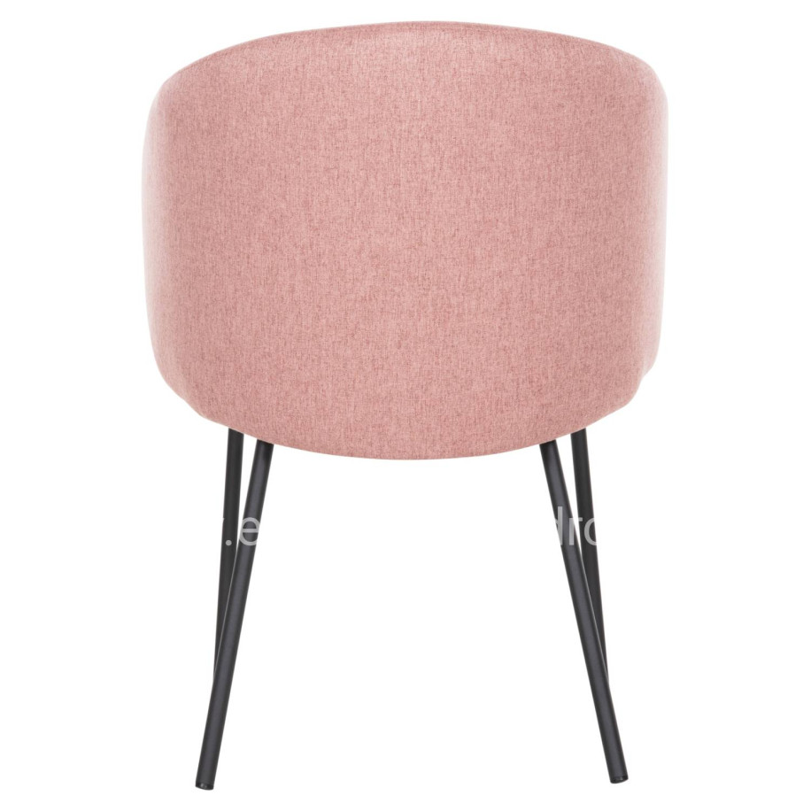 ΚΑΡΕΚΛΑ ISIAH HM9615.02 ΣΑΠΙΟ ΜΗΛΟ ΥΦΑΣΜΑ-ΜΑΥΡΑ ΜΕΤΑΛΛΙΚΑ ΠΟΔΙΑ 56x56x76Υ εκ.