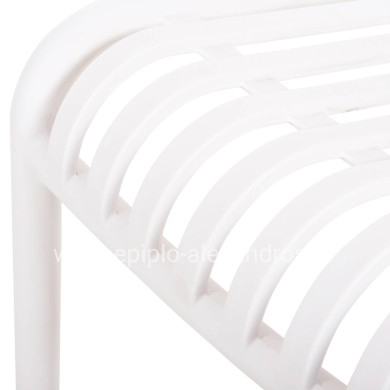ARMCHAIR OUTDOOR CONVEE HM6105.01 POLYPROPYLENE IN WHITE 55x56x79H cm.