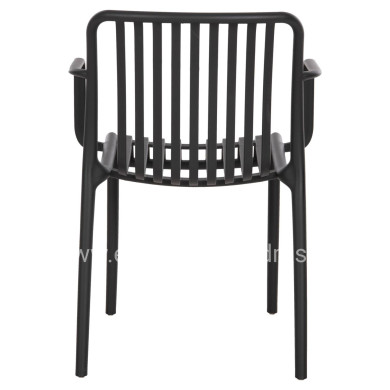 ΠΟΛΥΘΡΟΝΑ ΕΞΩΤ.ΧΩΡΟΥ CONVEE HM6105.02 ΜΑΥΡΟ ΠΟΛΥΠΡΟΠΥΛΕΝΙΟ 55x56x79Yεκ.