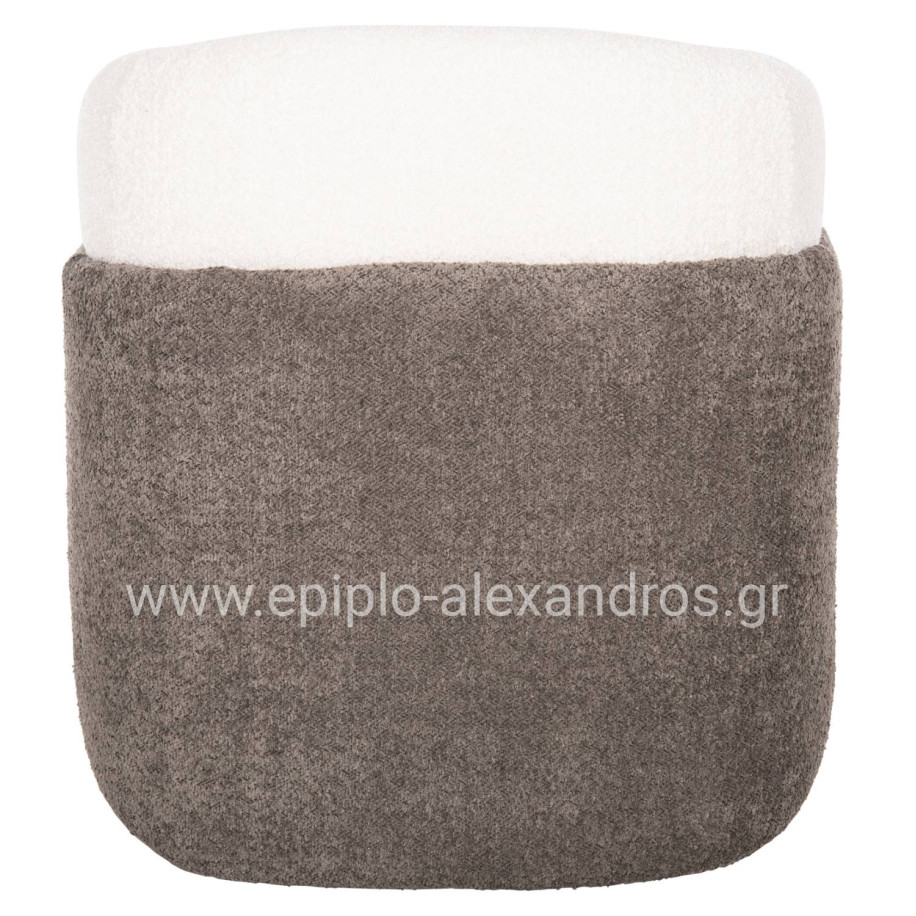 ΠΟΛΥΘΡΟΝΑ DOPER HM9590.06 ΜΠΟΥΚΛΕ ΥΦΑΣΜΑ ΛΕΥΚΟ-ΓΚΡΙ 68x72x76Υ εκ.