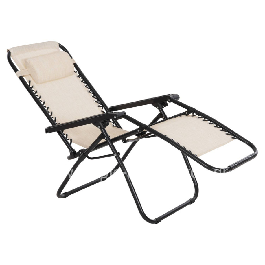 ΠΟΛΥΘΡΟΝΑ RELAX COMPANION HM5095.12 ΜΠΕΖ TEXTILENE-ΜΑΥΡΟ ΜΕΤΑΛΛΟ 67x145x110Υεκ.