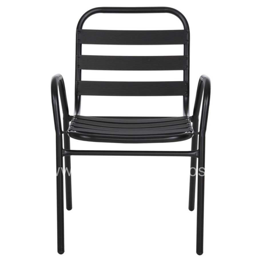 ΚΑΡΕΚΛΑ PRELUDE HM5970.03 ΜΕΤΑΛ.ΣΚΕΛΕΤΟΣ-ΠΛΑΤΗ & ΚΑΘΙΣΜΑ ΑΛΟΥΜΙΝΙΟ-ΜΑΥΡΗ 54x56x79Υεκ