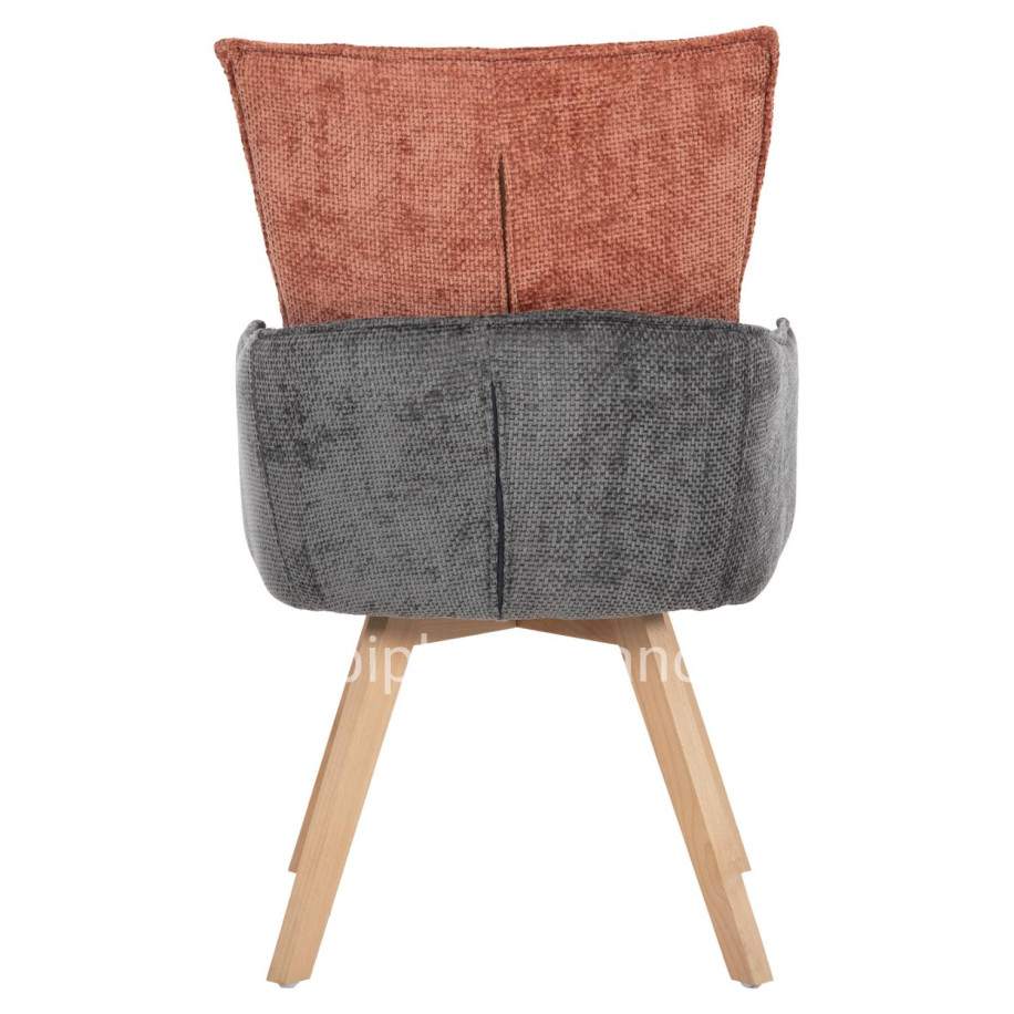 ΠΟΛΥΘΡΟΝΑΚΙ REX HM9847.06 ΚΕΡΑΜΙΔΙ-ΓΚΡΙ ΥΦΑΣΜΑ-ΞΥΛΟ ΟΞΙΑΣ ΠΟΔΙΑ 53x60x93Υεκ.