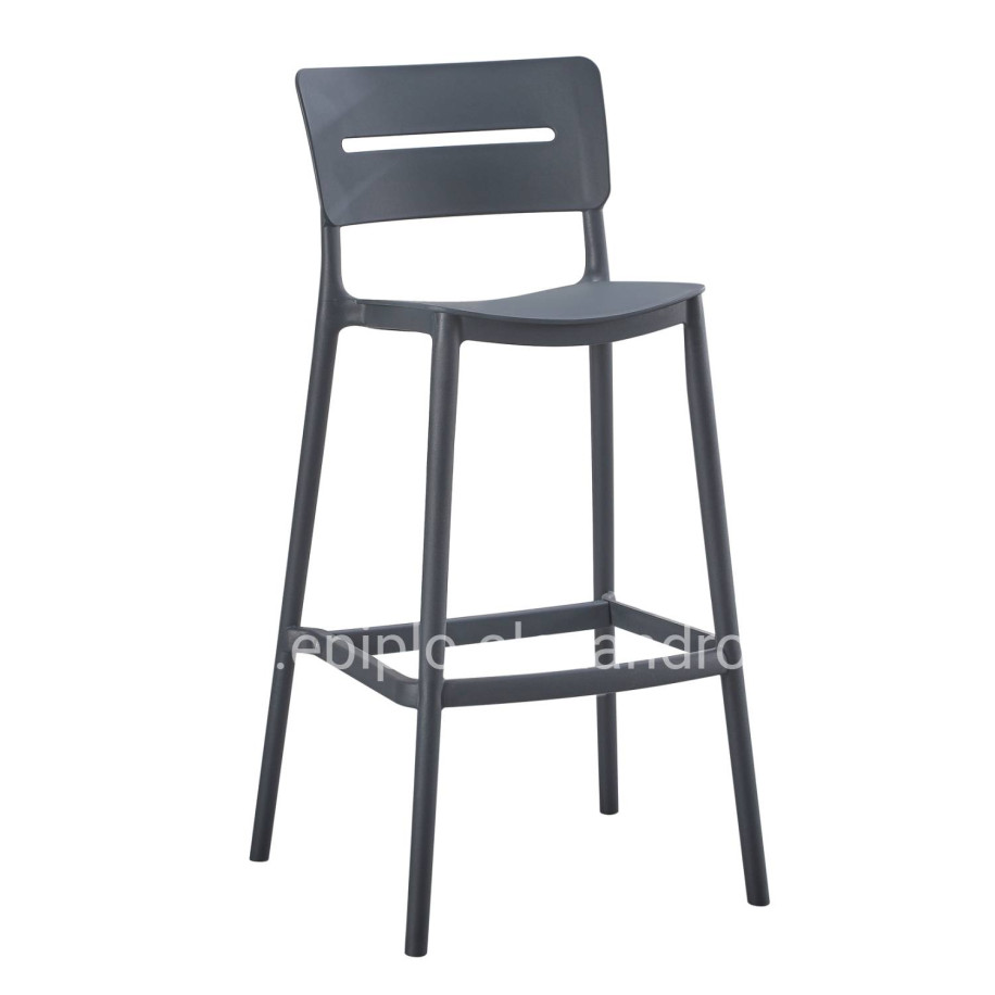 ΣΚΑΜΠΟ BAR ΠΟΛΥΠΡΟΠΥΛΕΝΙΟΥ SNOD2 HM6100.03 ΓΚΡΙ 37,2x50x101,5Υεκ.