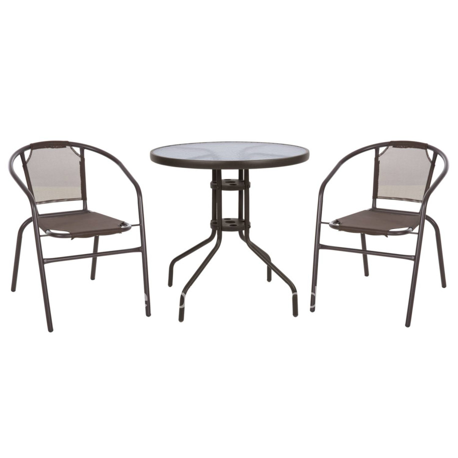 ΣΕΤ ΕΞΩΤ. ΧΩΡΟΥ 3ΤΜΧ HM10712 ΚΑΦΕ ΜΕΤΑΛΛΟ-ΓΥΑΛΙ ΑΣΦΑΛΕΙΑΣ-ΚΑΦΕ TEXTILENE