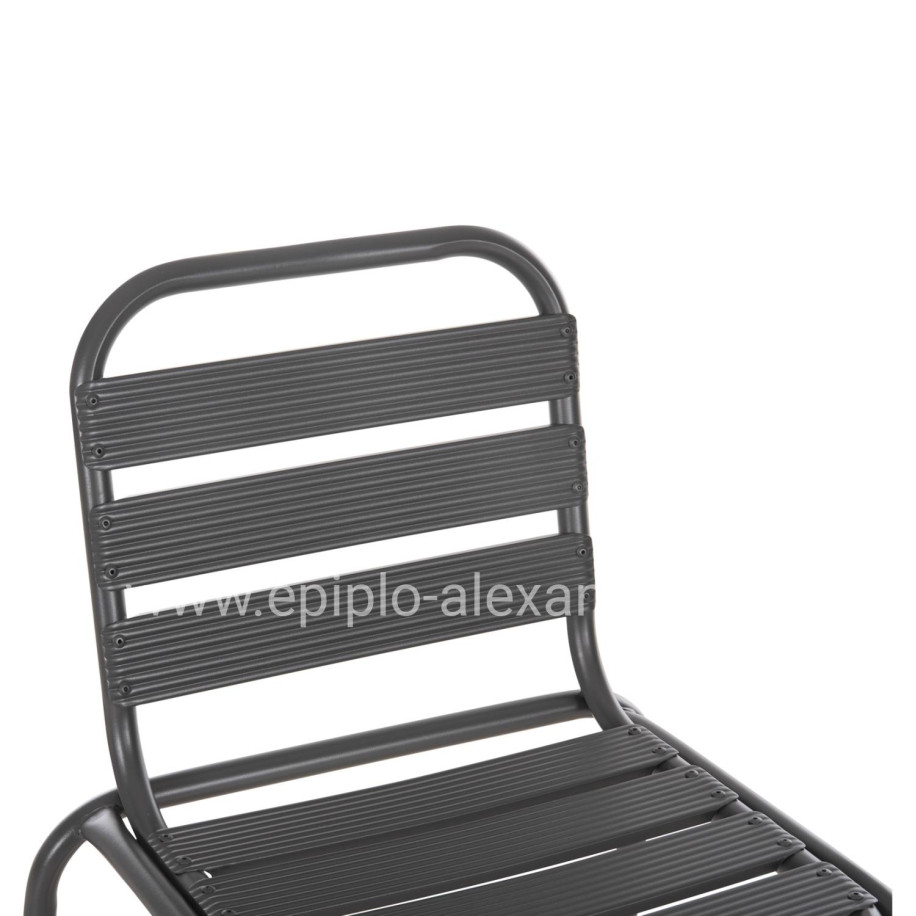 ΣΚΑΜΠΟ ΜΠΑΡ ΜΕΣ.ΥΨΟΥΣ LAURA HM6065.01 ΜΕΤΑΛ.ΣΚΕΛΕΤΟΣ-ΑΛΟΥΜΙΝΙΟ ΣΕ ΓΚΡΙ 58,5x58x104Υ εκ.