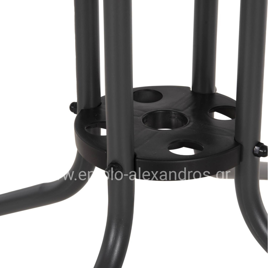 ΤΡΑΠΕΖΙ ΕΞΩΤ.ΧΩΡΟΥ FIGO HM5972.01 ΜΕΤΑΛΛΟ ΓΚΡΙ-ΓΥΑΛΙΝΗ ΕΠΙΦΑΝΕΙΑ 80Χ80Χ71Υεκ