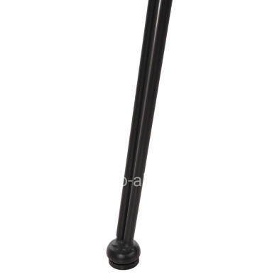 ΣΚΑΜΠΟ ΜΕΣ.ΥΨΟΥΣ ALLEGRA HM5643.11 ΜΕΤΑΛΛΟ&ΜΑΞΙΛΑΡΙ ΜΑΥΡΟ-WICKER ΜΠΕΖ 50x55x103Υεκ.