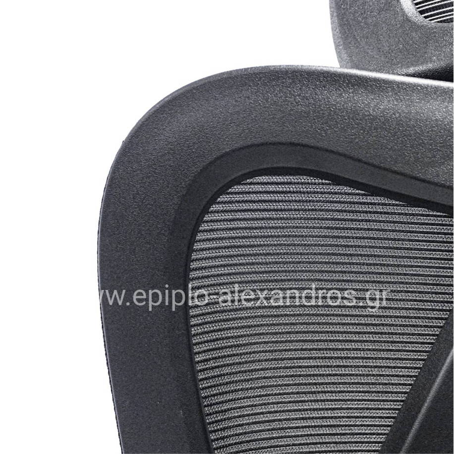 OFFICE CHAIR MEXER ΗΜ1195.01 BLACK MESH-BLACK METAL BASE 68x70x136Hcm.