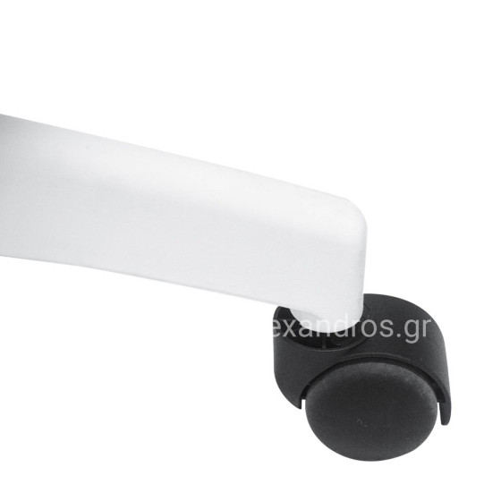 ΚΑΡΕΚΛΑ ΓΡΑΦΕΙΟΥ MEXER HM1195.02 ΓΚΡΙ MESH-ΜΕΤΑΛ.ΒΑΣΗ-ΣΚΕΛΕΤΟΣ ΛΕΥΚΟΣ 68x70x136Υεκ.