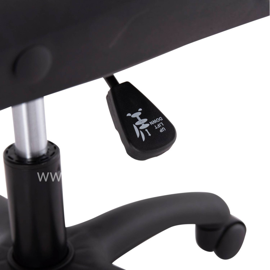 ΚΑΡΕΚΛΑ ΓΡΑΦΕΙΟΥ PORTIMA HM1197.03 ΓΚΡΙ PVC-ΜΑΥΡΟΣ ΣΚΕΛΕΤΟΣ & ΒΑΣΗ 66.5x60x97Υεκ