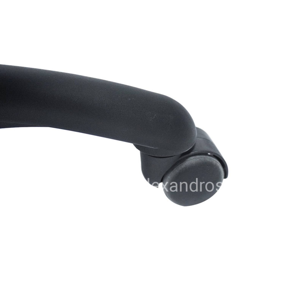 ΚΑΡΕΚΛΑ ΓΡΑΦΕΙΟΥ PORTIMA HM1197.04 ΜΠΕΖ PVC-ΜΑΥΡΟΣ ΣΚΕΛΕΤΟΣ & ΒΑΣΗ 66.5x57x97Υεκ