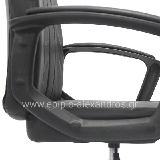 ΚΑΡΕΚΛΑ ΓΡΑΦΕΙΟΥ NIMBLE HM1199.01 ΜΑΥΡΟ PVC-ΜΑΥΡΟΣ ΣΚΕΛΕΤΟΣ & ΒΑΣΗ 59x64x122Υεκ