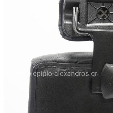 ΚΑΡΕΚΛΑ ΓΡΑΦΕΙΟΥ NIMBLE HM1199.01 ΜΑΥΡΟ PVC-ΜΑΥΡΟΣ ΣΚΕΛΕΤΟΣ & ΒΑΣΗ 59x64x122Υεκ