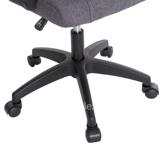 ΚΑΡΕΚΛΑ ΓΡΑΦΕΙΟΥ NIMBLE HM1199.12 ΓΚΡΙ ΥΦΑΣΜΑ-ΜΑΥΡΟΣ ΣΚΕΛΕΤΟΣ&ΒΑΣΗ 59x64x122Υεκ