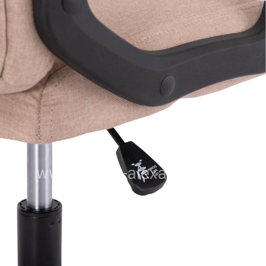 ΚΑΡΕΚΛΑ ΓΡΑΦΕΙΟΥ NIMBLE HM1199.13 ΜΠΕΖ ΥΦΑΣΜΑ-ΜΑΥΡΟΣ ΣΚΕΛΕΤΟΣ&ΒΑΣΗ 59x64x122Υεκ