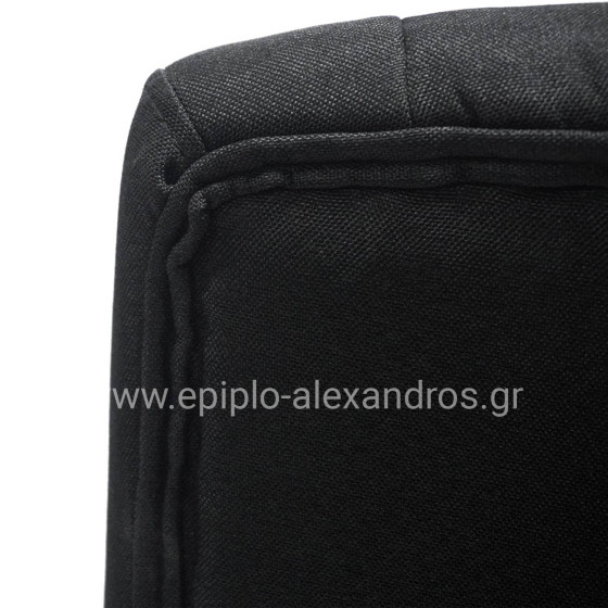 ΚΑΡΕΚΛΑ ΓΡΑΦΕΙΟΥ NIM HM1200.11 ΜΑΥΡΟ ΥΦΑΣΜΑ-ΜΑΥΡΟΣ ΣΚΕΛΕΤΟΣ & ΒΑΣΗ 58x61x101.5Υεκ