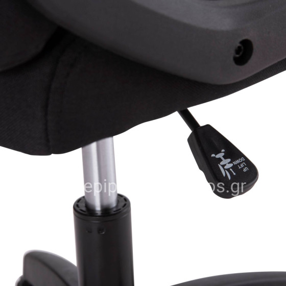 ΚΑΡΕΚΛΑ ΓΡΑΦΕΙΟΥ NIM HM1200.11 ΜΑΥΡΟ ΥΦΑΣΜΑ-ΜΑΥΡΟΣ ΣΚΕΛΕΤΟΣ & ΒΑΣΗ 58x61x101.5Υεκ