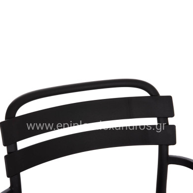 ΠΟΛΥΘΡΟΝΑ ΣΑΛΟΝΙΟΥ ΠΟΛΥΠΡΟΠΥΛΕΝΙΟΥ KORVER HM6333.02 ΜΑΥΡΗ 63.5x65x76Υεκ.