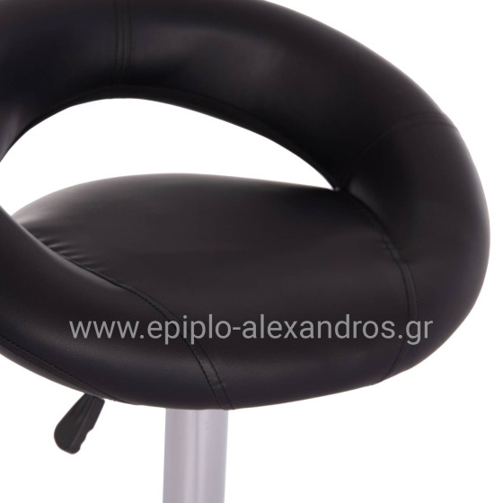 ΣΚΑΜΠO ΜΠΑΡ ΠΕΡΙΣΤΡΕΦΟΜΕΝΟ REA HM203.21 ΜΕ ΑΜΟΡΤΙΣΕΡ-ΜΑΥΡΟ PU 54x47x96Υεκ.