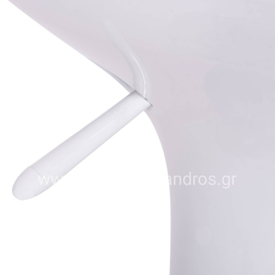 ΣΚΑΜΠΟ ΜΠΑΡ ΠΕΡΙΣΤΡΕΦΟΜΕΝΟ DAISY HM200.22 ABS ΣΕ ΛΕΥΚΟ--ΑΝΑΡΤΗΣΗ 44x38x85Υεκ.