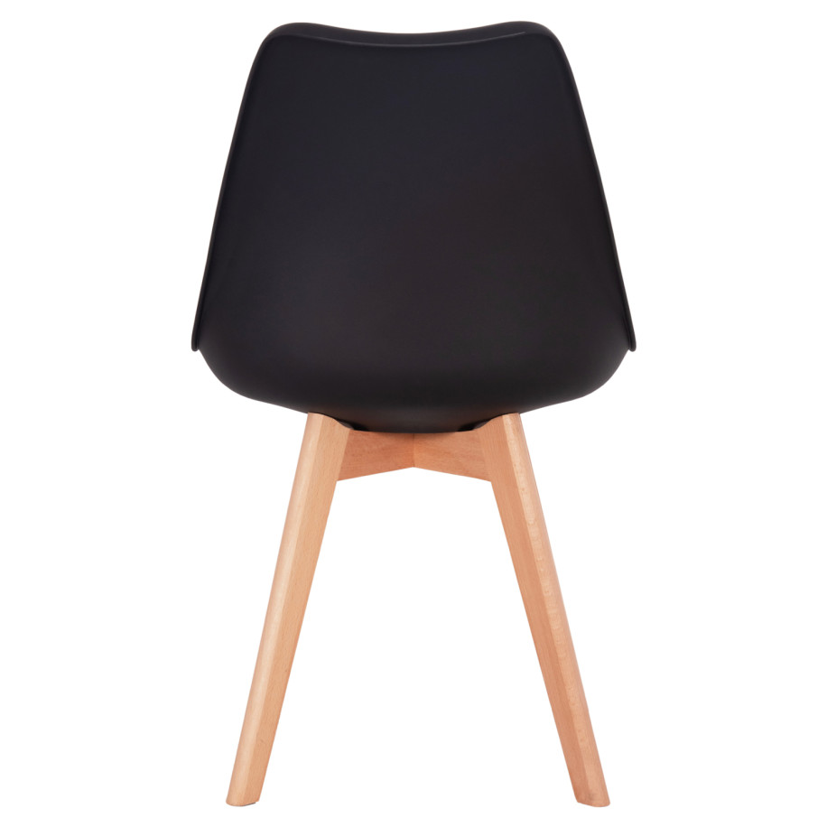 ΚΑΡΕΚΛΑ VEGAS HM0033.02 ΜΕ ΞΥΛΙΝΑ ΠΟΔΙΑ ΚΑΙ ΜΕ ΚΑΘΙΣΜΑ ΜΑΥΡΟ 48x49x81Υεκ.