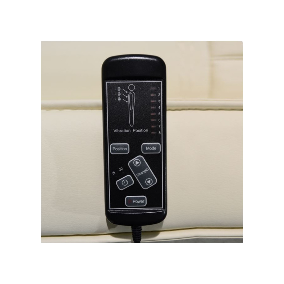 ΠΟΛΥΘΡΟΝΑ RELAX ΜΕ ΜΗΧΑΝΙΣΜΟ MASSAGE ROCCA HM0026.02 PU ΕΚΡΟΥ 80x96x97 εκ.