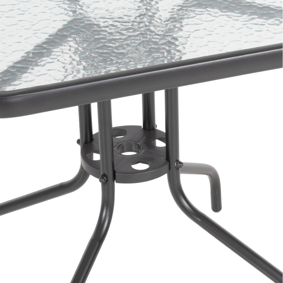 ΣΕΤ ΤΡΑΠΕΖΑΡΙΑΣ 3ΤΜΧ ΜΕ 2 ΚΑΡΕΚΛΕΣ & ΤΡΑΠΕΖΙ 70x70 HM5182.01