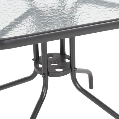 ΣΕΤ ΤΡΑΠΕΖΑΡΙΑΣ 3ΤΜΧ ΜΕ 2 ΚΑΡΕΚΛΕΣ & ΤΡΑΠΕΖΙ 70x70 HM5182.01