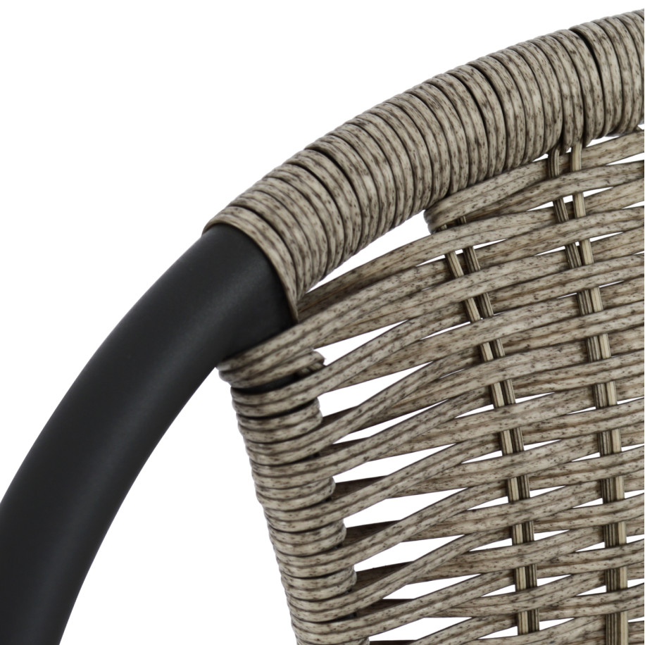 ΣΕΤ ΤΡΑΠΕΖΑΡΙΑΣ 3ΤΜΧ ΜΕ 2 ΚΑΡΕΚΛΕΣ & ΤΡΑΠΕΖΙ 70x70 HM5182.01