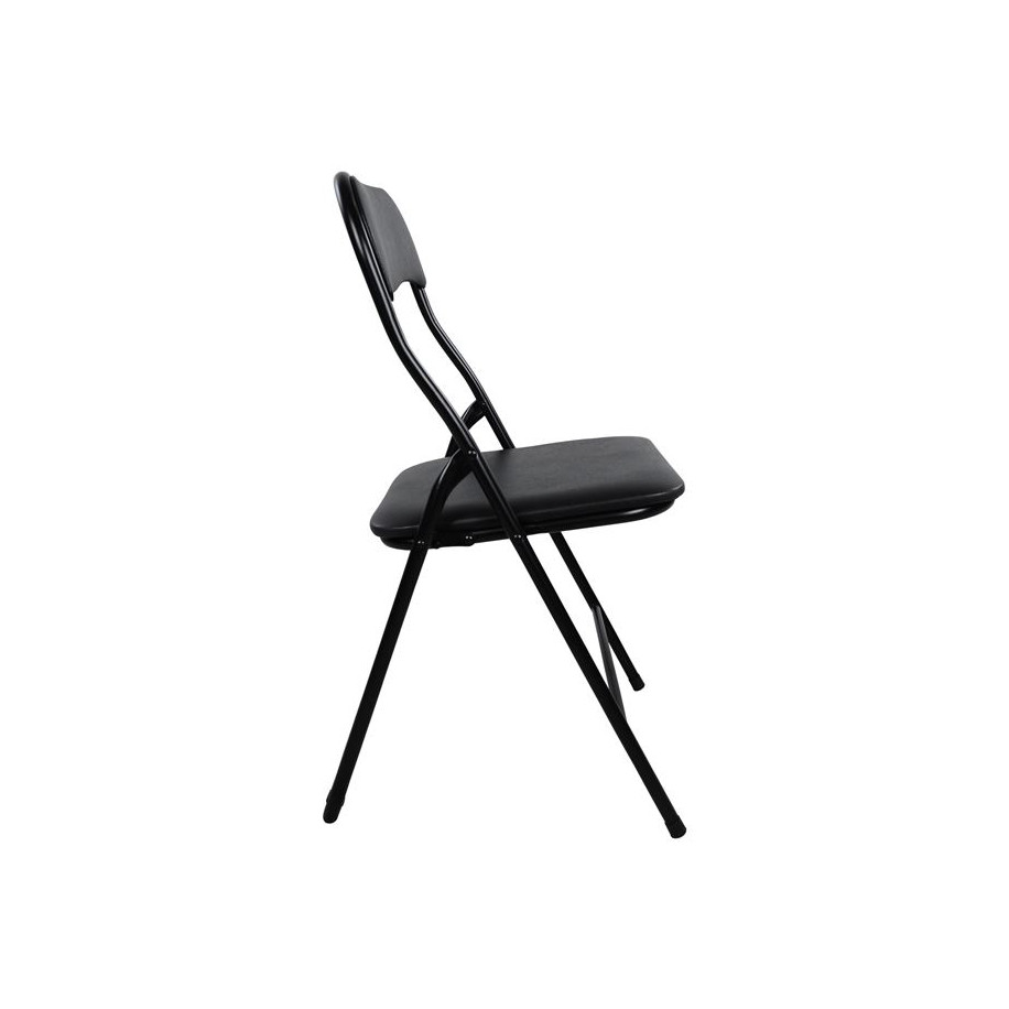 ΚΑΡΕΚΛΑ ΠΤΥΣΣΟΜΕΝΗ PADMA PU ΜΑΥΡΗ HM0044 38X47X82Y ΕΚ.