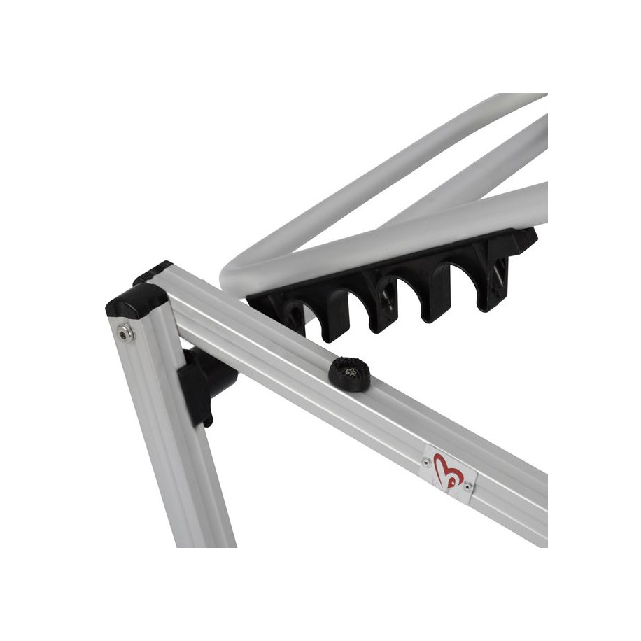 ΞΑΠΛΩΣΤΡΑ ΕΠΑΓΓΕΛΜΑΤΙΚΗ WALDO ΑΛΟΥΜΙΝΙΟΥ HM5071.03 ΛΕΥΚΗ 195x53-60x30 cm