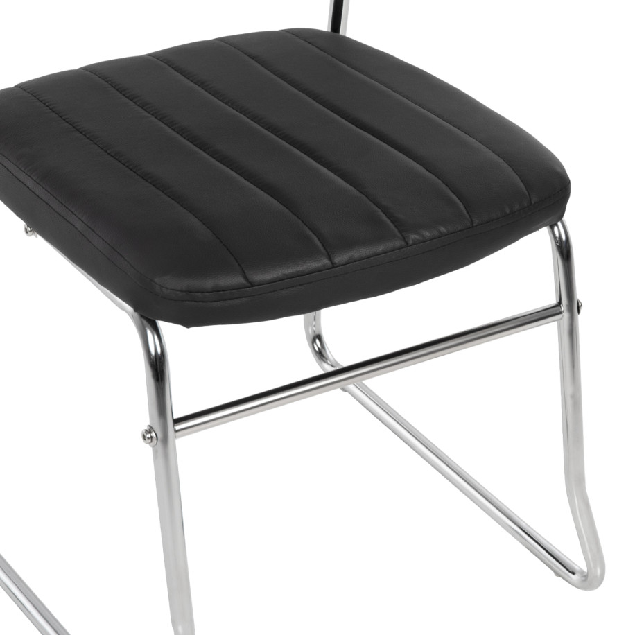 ΚΑΡΕΚΛΑ QUENTI HM1071.01 ΜΑΥΡΗ 47x54x84 εκ.