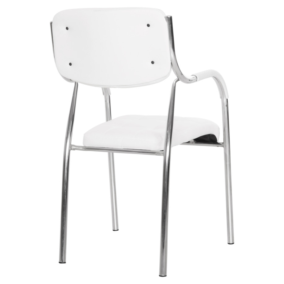 ΚΑΡΕΚΛΑ ΓΡΑΦΕΙΟΥ ΕΠΙΣΚΕΠΤΟΥ OBERON HM1018.02 ΑΣΠΡΟ PU 51x52x88Yεκ.