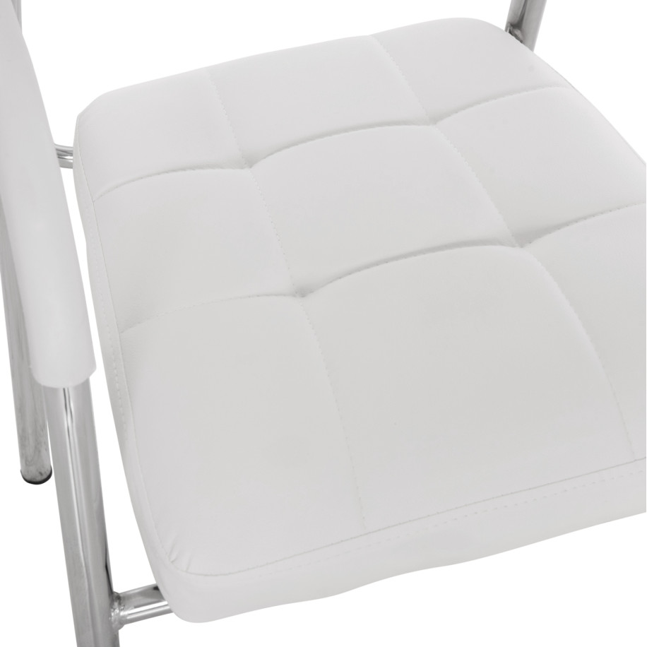 ΚΑΡΕΚΛΑ ΓΡΑΦΕΙΟΥ ΕΠΙΣΚΕΠΤΟΥ OBERON HM1018.02 ΑΣΠΡΟ PU 51x52x88Yεκ.