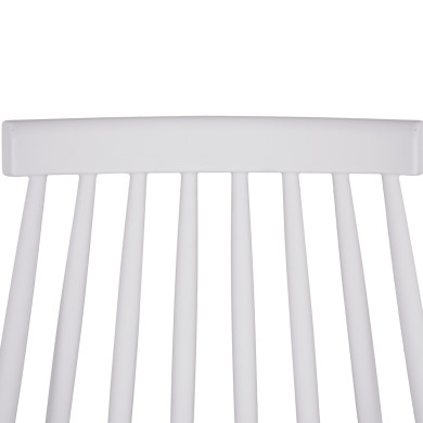 ΚΑΡΕΚΛΑ ΤΡΑΠΕΖΑΡΙΑΣ HM8052.01 VANESSA ΛΕΥΚΗ ΜΕ ΜΕΤΑΛΛΙΚΑ ΠΟΔΙΑ 43x46,5x82 εκ.