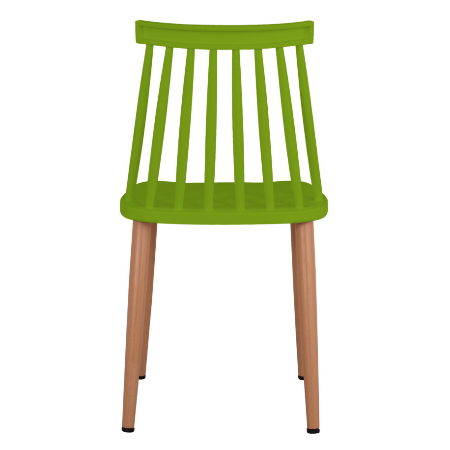 ΚΑΡΕΚΛΑ ΤΡΑΠΕΖΑΡΙΑΣ HM8052.08 VANESSA ΠΡΑΣΙΝΗ ΜΕ ΜΕΤΑΛΛΙΚΑ ΠΟΔΙΑ 42,5x47x81,5 εκ.