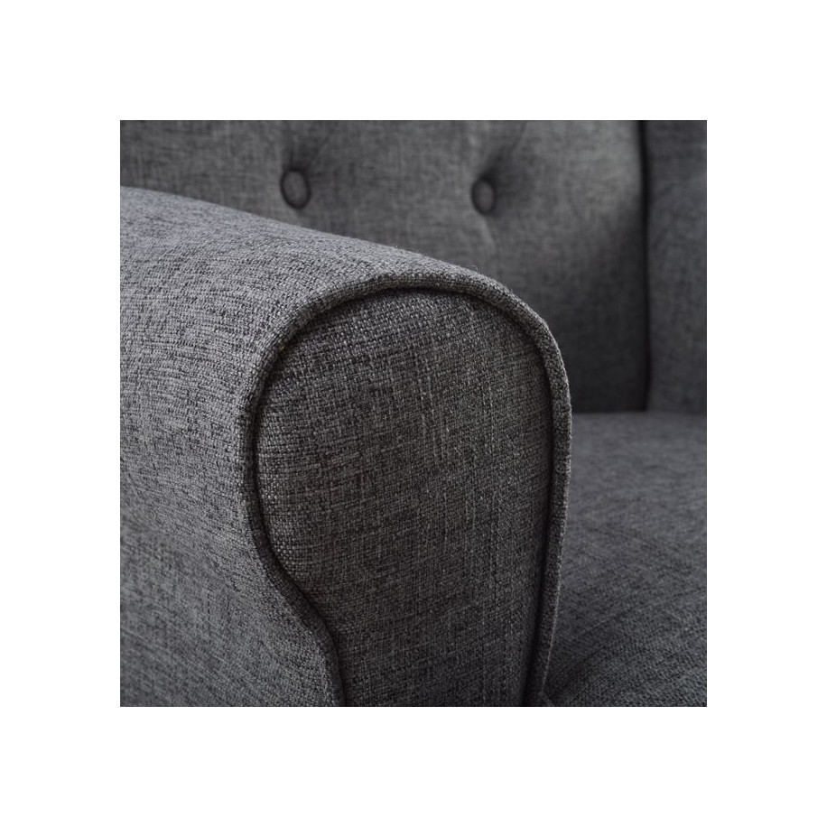 ΠΟΛΥΘΡΟΝΑ ΜΠΕΡΖΕΡΑ BRANDON HM3073.10 ΣΕ ΓΚΡΙ ΧΡΩΜΑ 83x83x104 εκ.