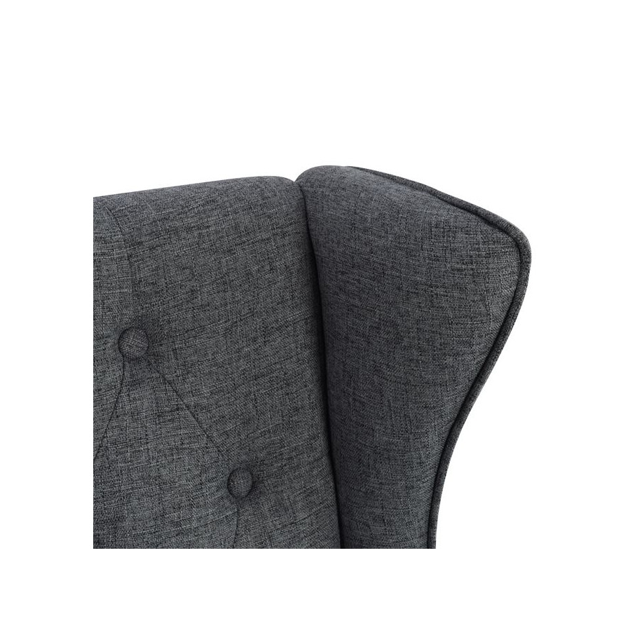 ΠΟΛΥΘΡΟΝΑ ΜΠΕΡΖΕΡΑ BRANDON HM3073.10 ΣΕ ΓΚΡΙ ΧΡΩΜΑ 83x83x104 εκ.