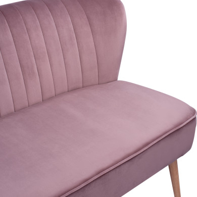 ΚΑΝΑΠΕΣ ANDY 2ΘΕΣΙΟΣ ΣΑΠΙΟ ΜΗΛΟ ΒΕΛΟΥΔΟ HM8401.02 128x70x77Υ εκ.