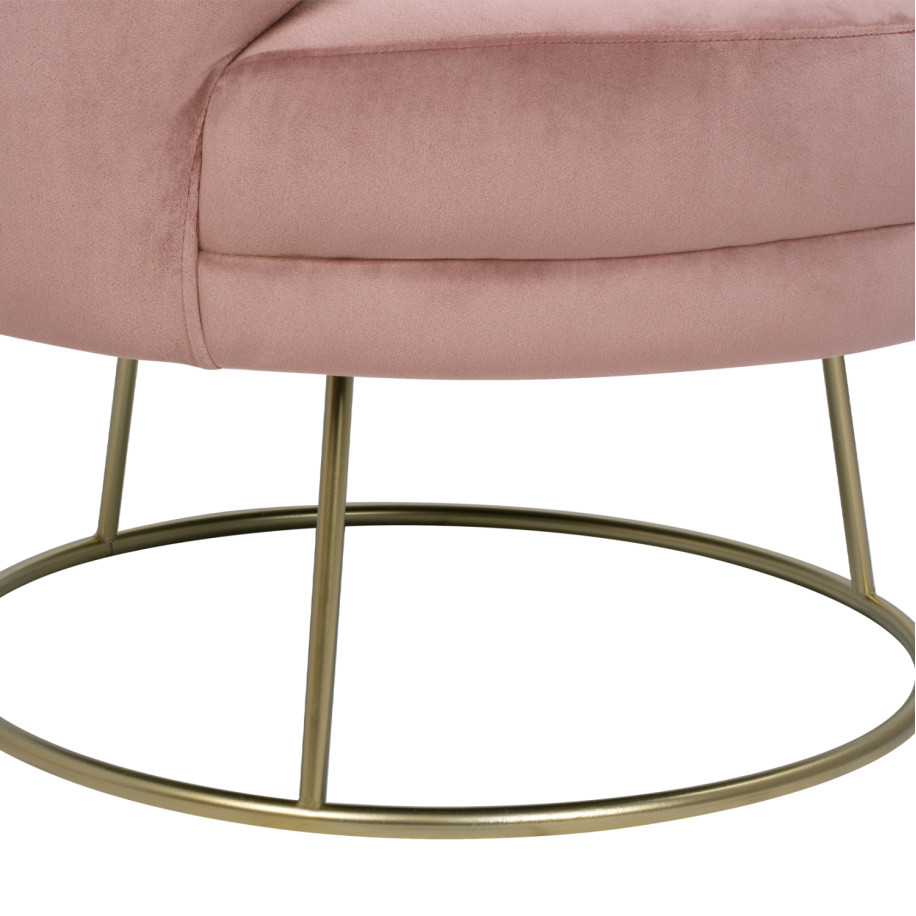 ΠΟΛΥΘΡΟΝΑ ΑΠΟ ΒΕΛΟΥΔΟ ΣΑΠΙΟ ΜΗΛΟ ΜΕ ΧΡΥΣΗ ΒΑΣΗ ARIEN HM8403.02 80x75x82Υ εκ.