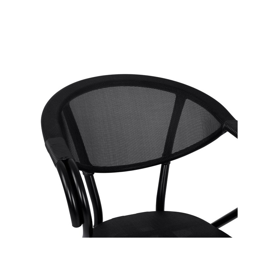 ΠΟΛΥΘΡΟΝΑ ΑΛΟΥΜΙΝΙΟΥ CLAY BAMBOO LOOK ΜΑΥΡΗ ΜΕ TEXTLINE HM5025.02 59x60x82 cm