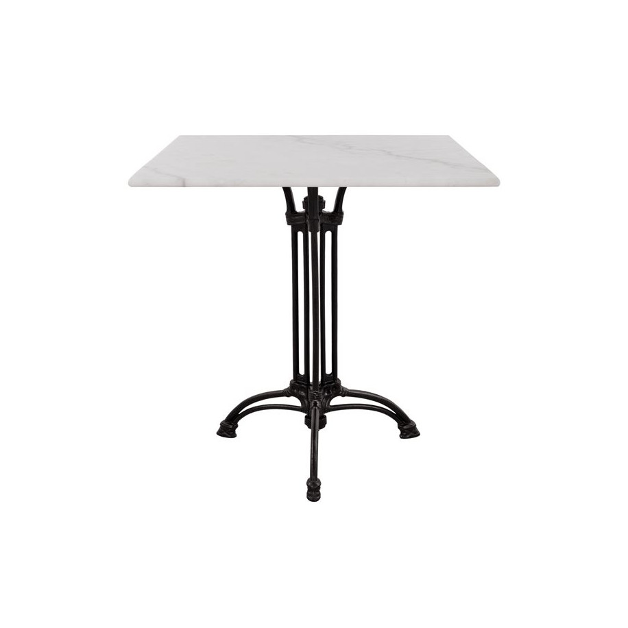 ΤΡΑΠΕΖΙ CERAPHIN ΜΕ 3ΝΥΧΗ ΒΑΣΗ ΑΠΟ ΜΑΝΤΕΜΙ HM5611 ΜΕ ΜΑΡΜΑΡΟ 70Χ70Χ72,5Υ εκ.