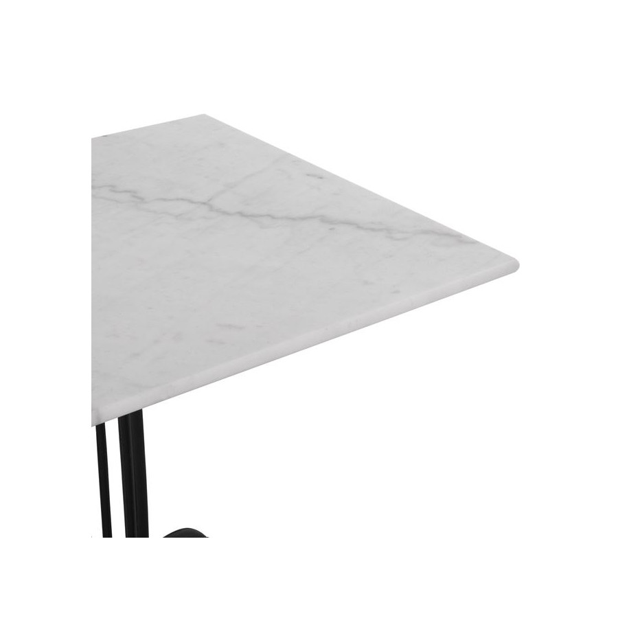 ΤΡΑΠΕΖΙ CERAPHIN ΜΕ 3ΝΥΧΗ ΒΑΣΗ ΑΠΟ ΜΑΝΤΕΜΙ HM5611 ΜΕ ΜΑΡΜΑΡΟ 70Χ70Χ72,5Υ εκ.