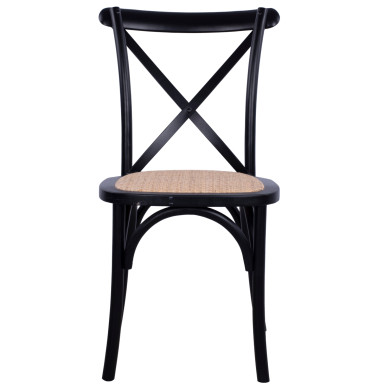 ΚΑΡΕΚΛΑ OWEN ΣΤΟΙΒΑΖΟΜΕΝΗ ΞΥΛΙΝΗ ΟΞΙΑ ΜΑΥΡΟ ΜΑΤ ΜΕ ΧΙΑΣΤΙ ΠΛΑΤΗ HM8575.02 45x55,5x90Yεκ