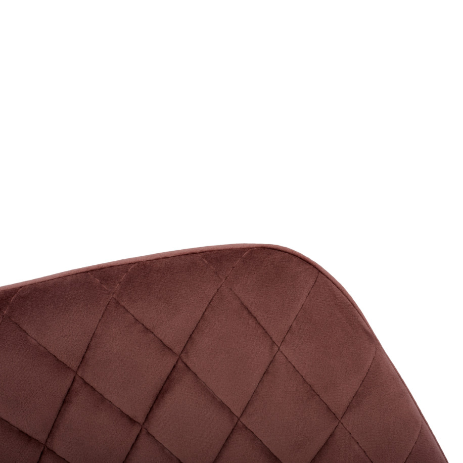 ΠΟΛΥΘΡΟΝΑΚΙ CHARLES HM8522.02 ΜΕ ΒΕΛΟΥΔΟ ΣΑΠΙΟ ΜΗΛΟ 52x60x89Υ εκ.