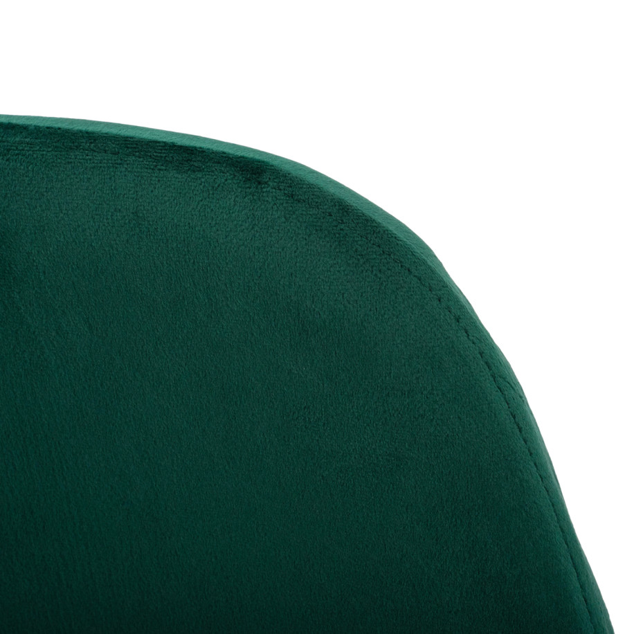 ΚΑΡΕΚΛΑ LEONARDO ΒΕΛΟΥΔΟ ΚΥΠΑΡΙΣΣΙ ΜΕ ΜΕΤΑΛΛΙΚΑ ΠΟΔΙΑ 45x53x85Υ εκ. HM00100.23